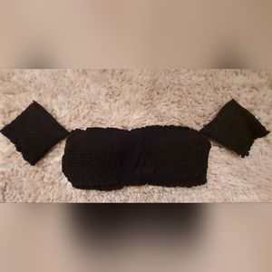 Hollister Black Swim Top
